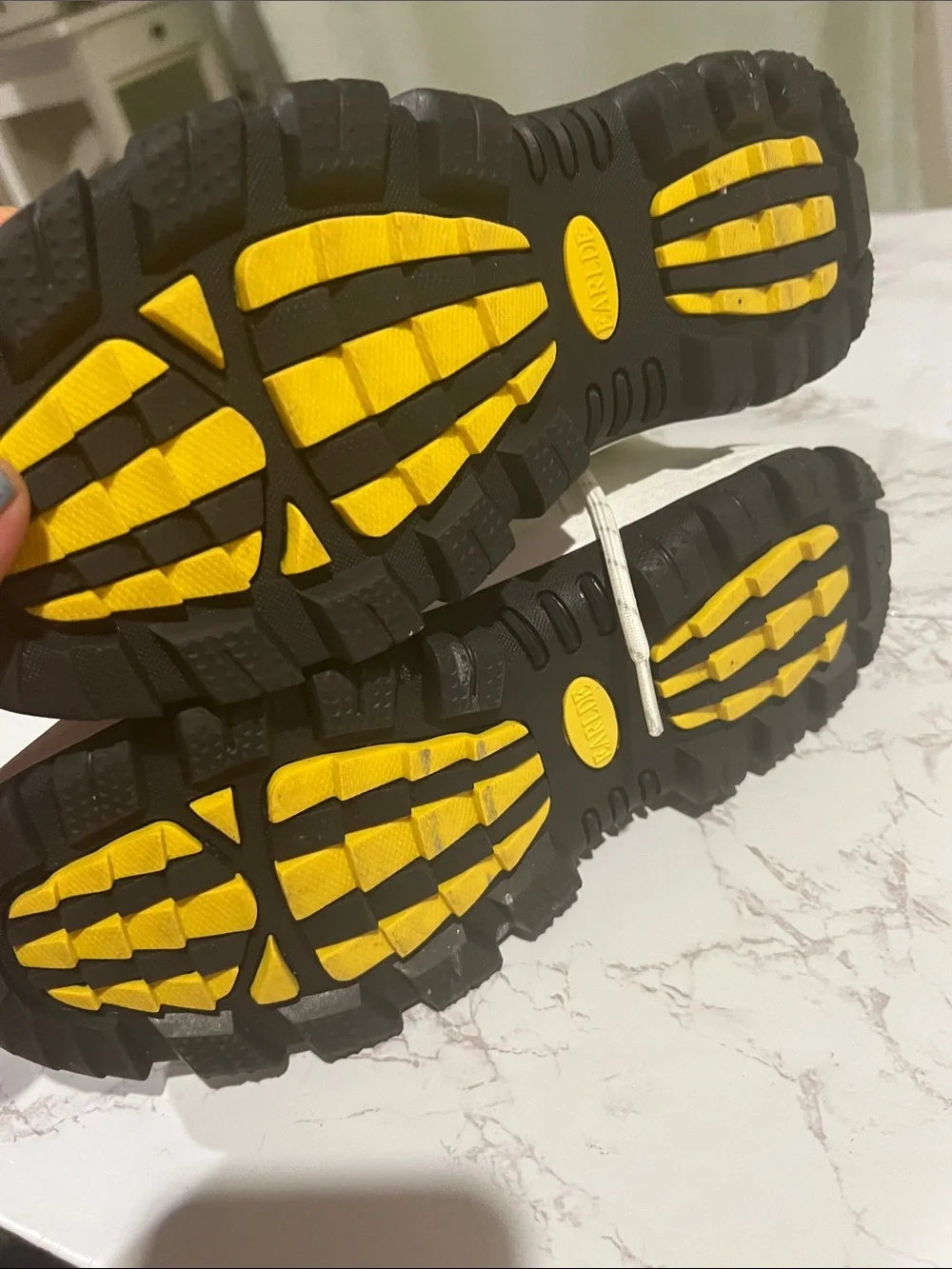 Vibram White Lace-Up Faux-Fur Winter Boots